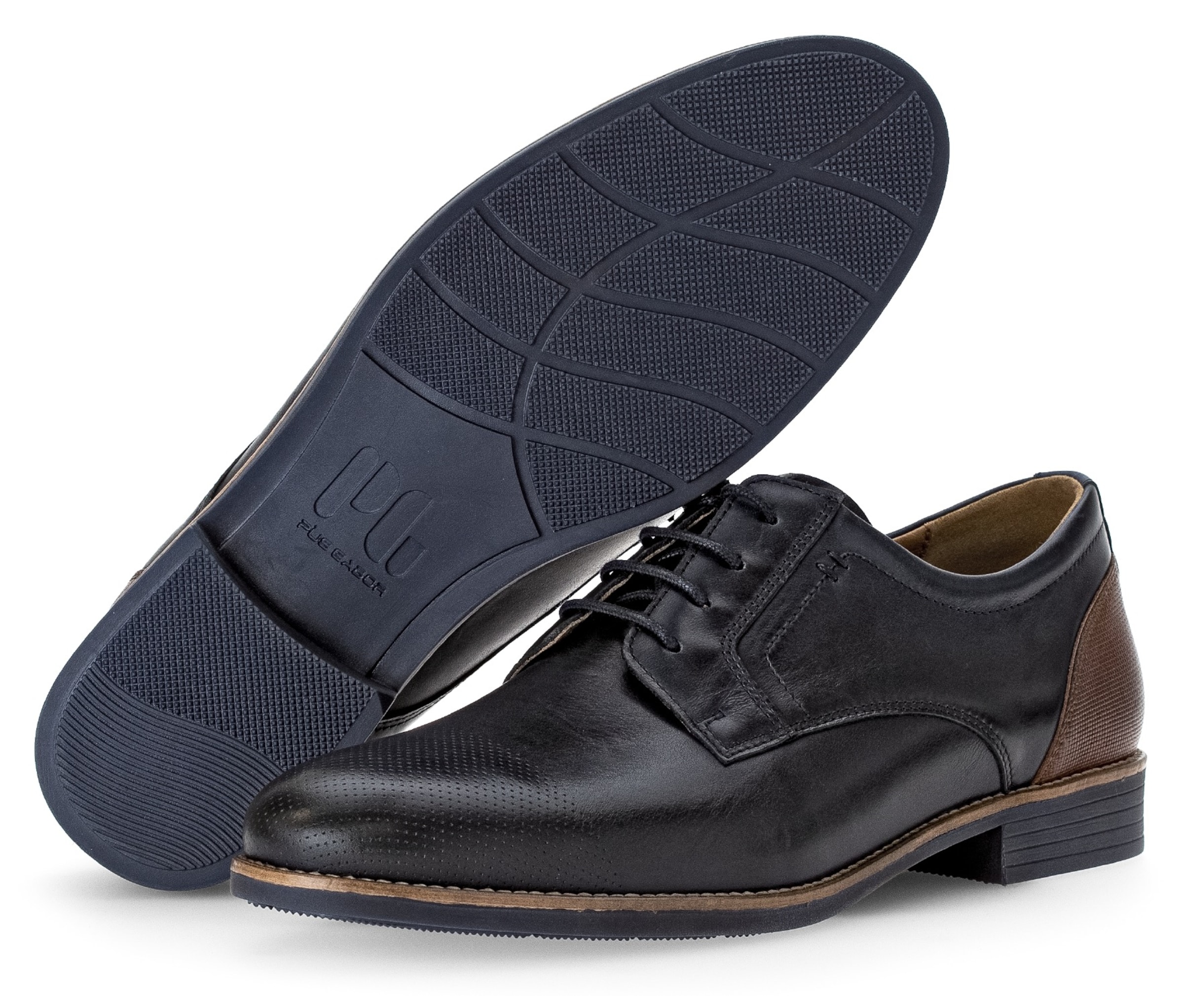 Pius Gabor Schnürschuh in Schwarz