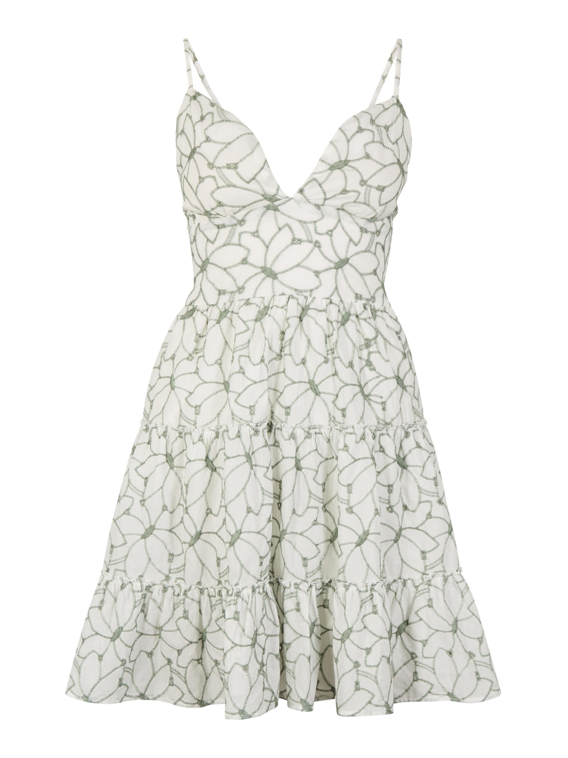 Robe ' ' Apricot en blanc : devant