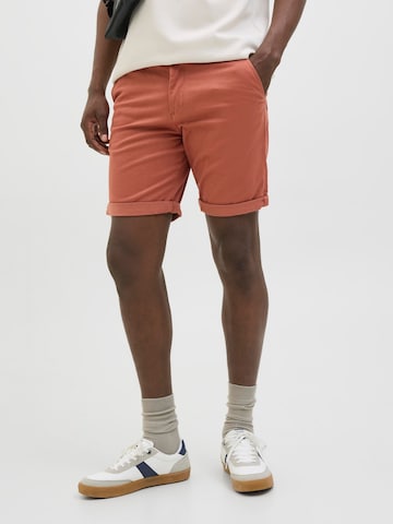JACK & JONES Regular Chino 'JJIBowie' in Bruin: voorkant