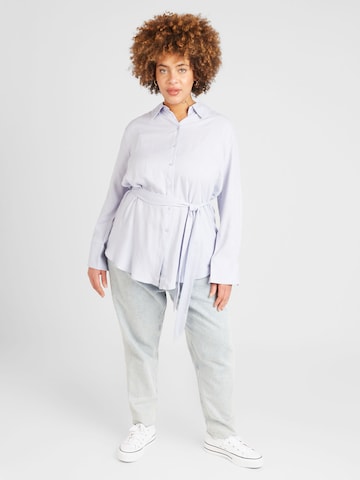 ABOUT YOU Curvy Blouse 'Talea' in Blue