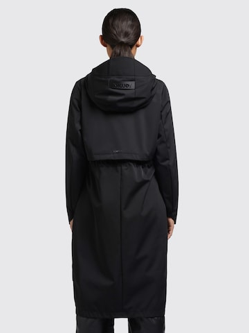 Manteau mi-saison 'Jomana' khujo en noir