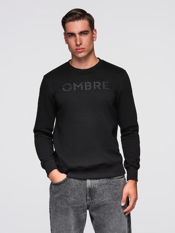 Ombre Sweatshirt 'B1711' in Black: front