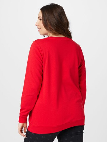 Zizzi Sweatshirt in Rot