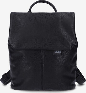 ZWEI Backpack 'Mademoiselle' in Black: front