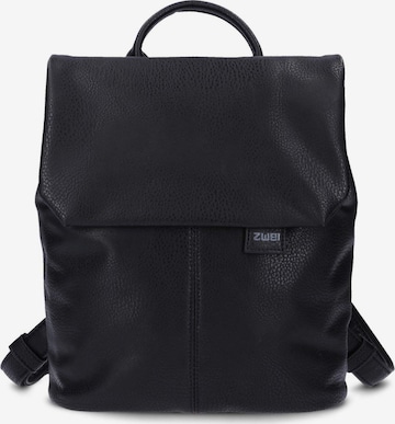 ZWEI Backpack 'Mademoiselle' in Black: front