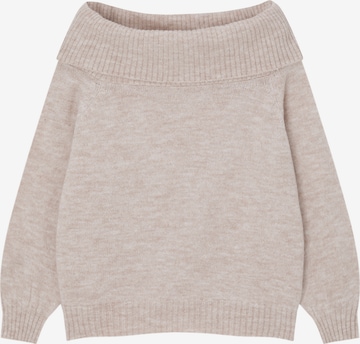 Pull-over Pull&Bear en beige : devant