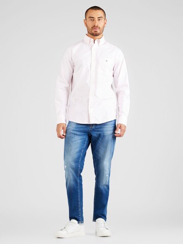 GANT Regular fit Button Up Shirt in Pink