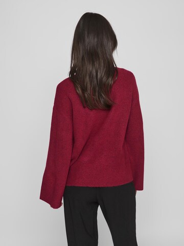 VILA Sweater 'Malina' in Red