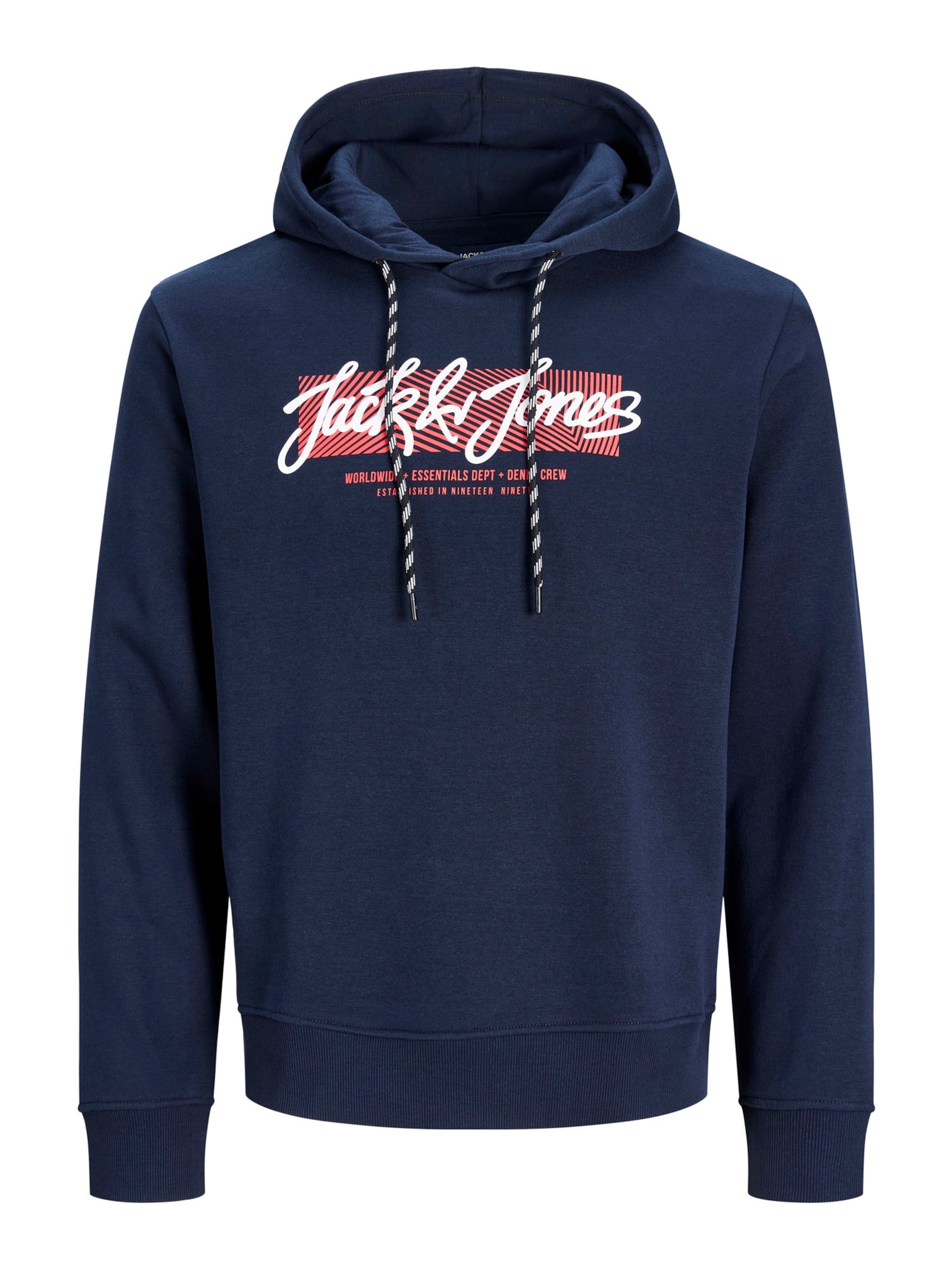 JACK & JONESSweater majica 'JWHURBAN' - plava boja: prednji dio