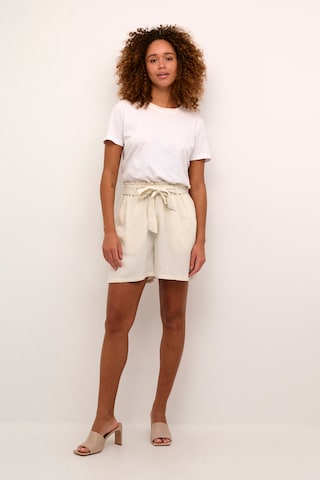 Kaffe Regular Broek 'KAkaroline' in Beige