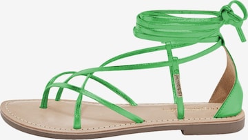 Les Tropéziennes Sandals in Green: front