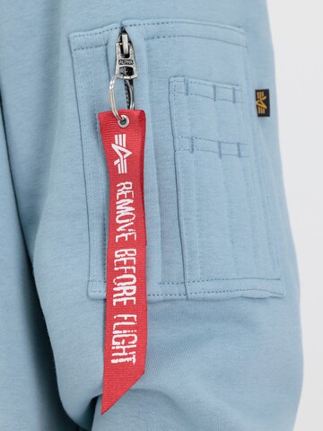 ALPHA INDUSTRIES Bluzka sportowa w kolorze niebieski