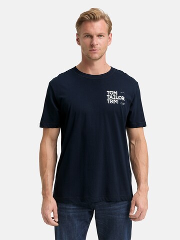 TOM TAILOR Shirt in Blauw: voorkant