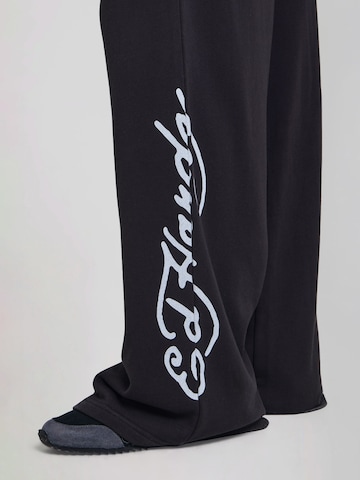 Ed Hardy Wide Leg Bukser i sort
