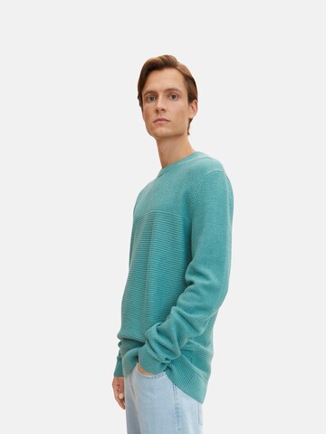 TOM TAILOR Sweater in Green