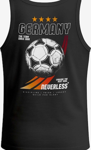 Neverless Shirt 'Retro Fußball' in Black: front