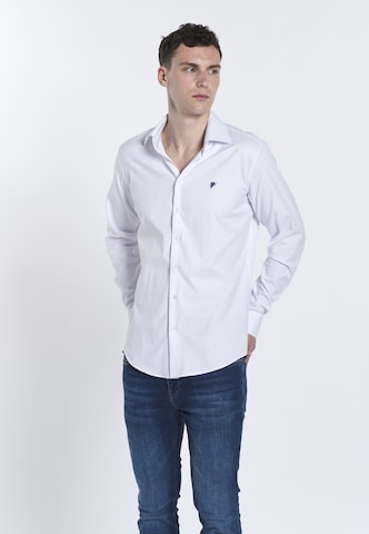 DENIM CULTURE Regular fit Overhemd 'Tokio' in Wit