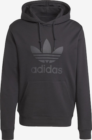 Felpa 'Adicolor Classics Trefoil' di ADIDAS ORIGINALS in nero: frontale