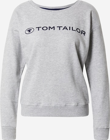 TOM TAILOR - Camiseta para dormir en gris: frente