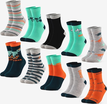 Occulto Socks 'Fantasia' in Mixed colors: front