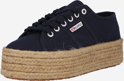 SUPERGA Baskets basses en bleu marine, Vue avec produit