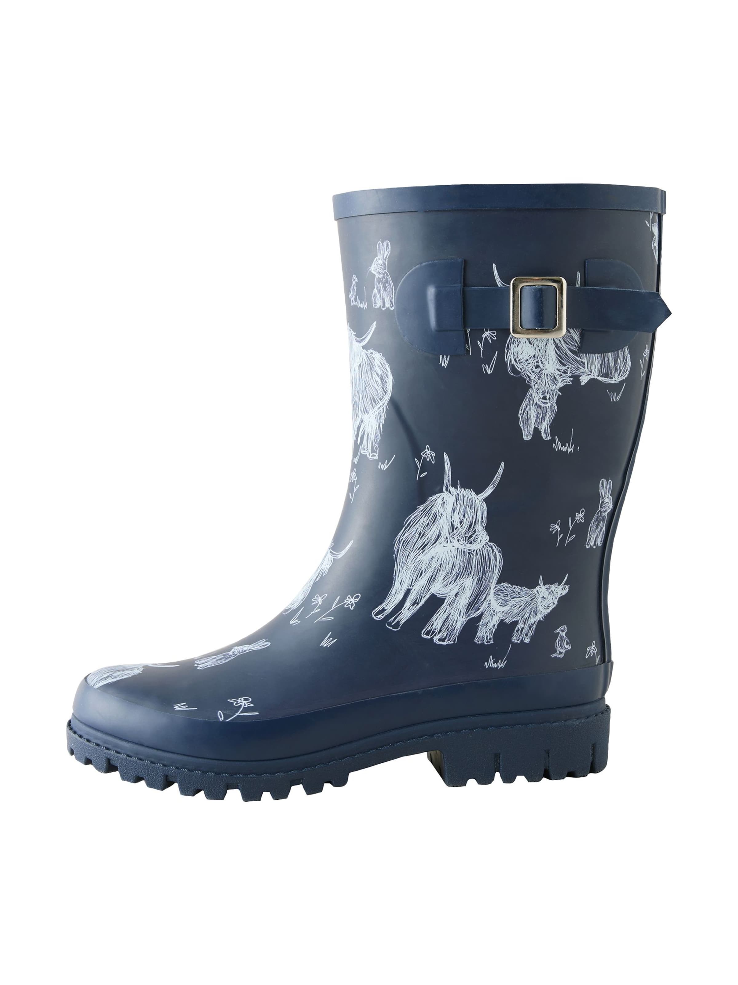 Stivale di gomma 'Hamish The Highland' di Next in blu: frontale