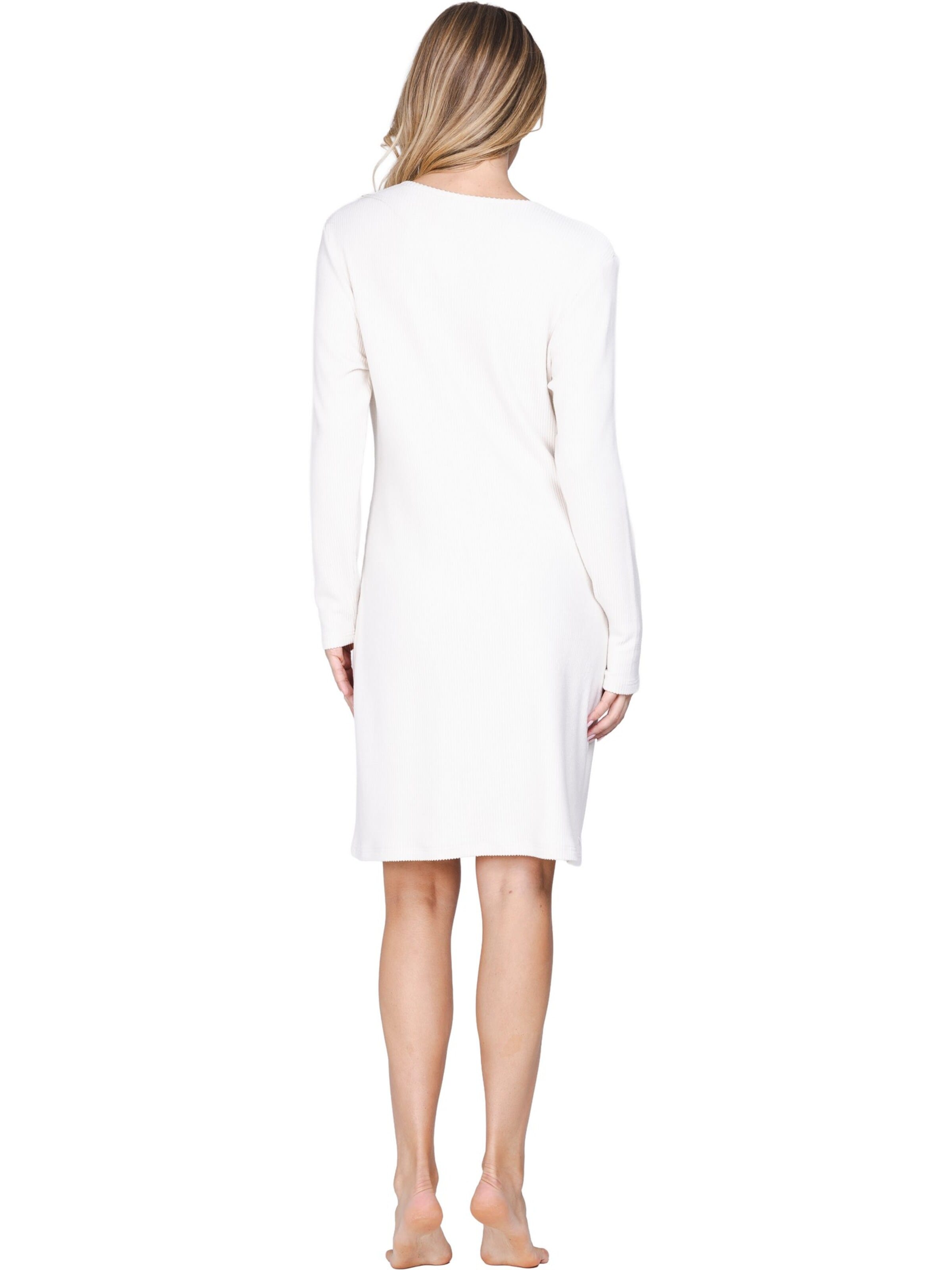 Pastunette Nightgown 'Alpine Creme' in White