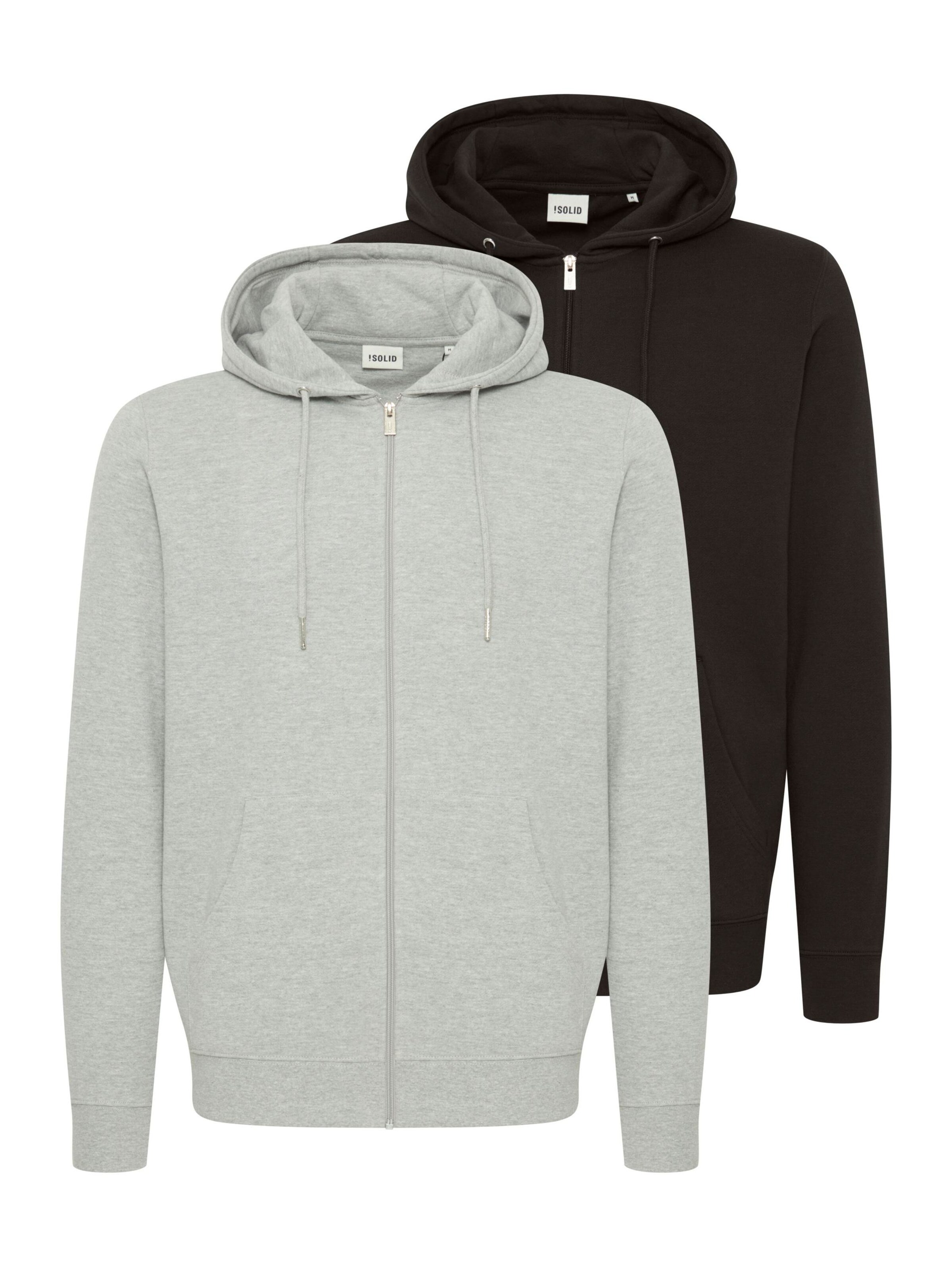 !Solid - Casaco em moletão 'Colineareg' em cinzento: frente