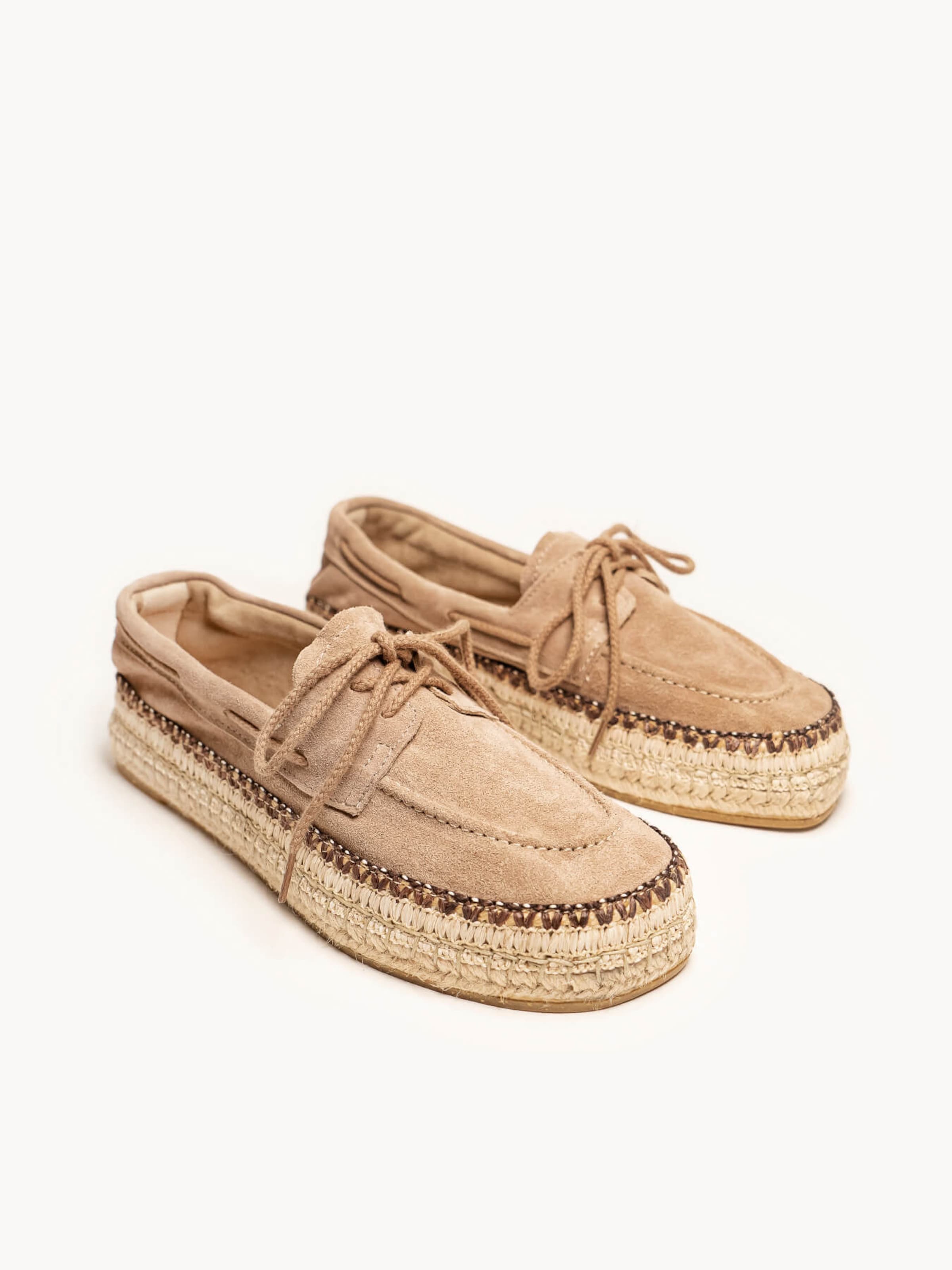 Espadrillas 'Alpargata Plana' di Alhamas in beige