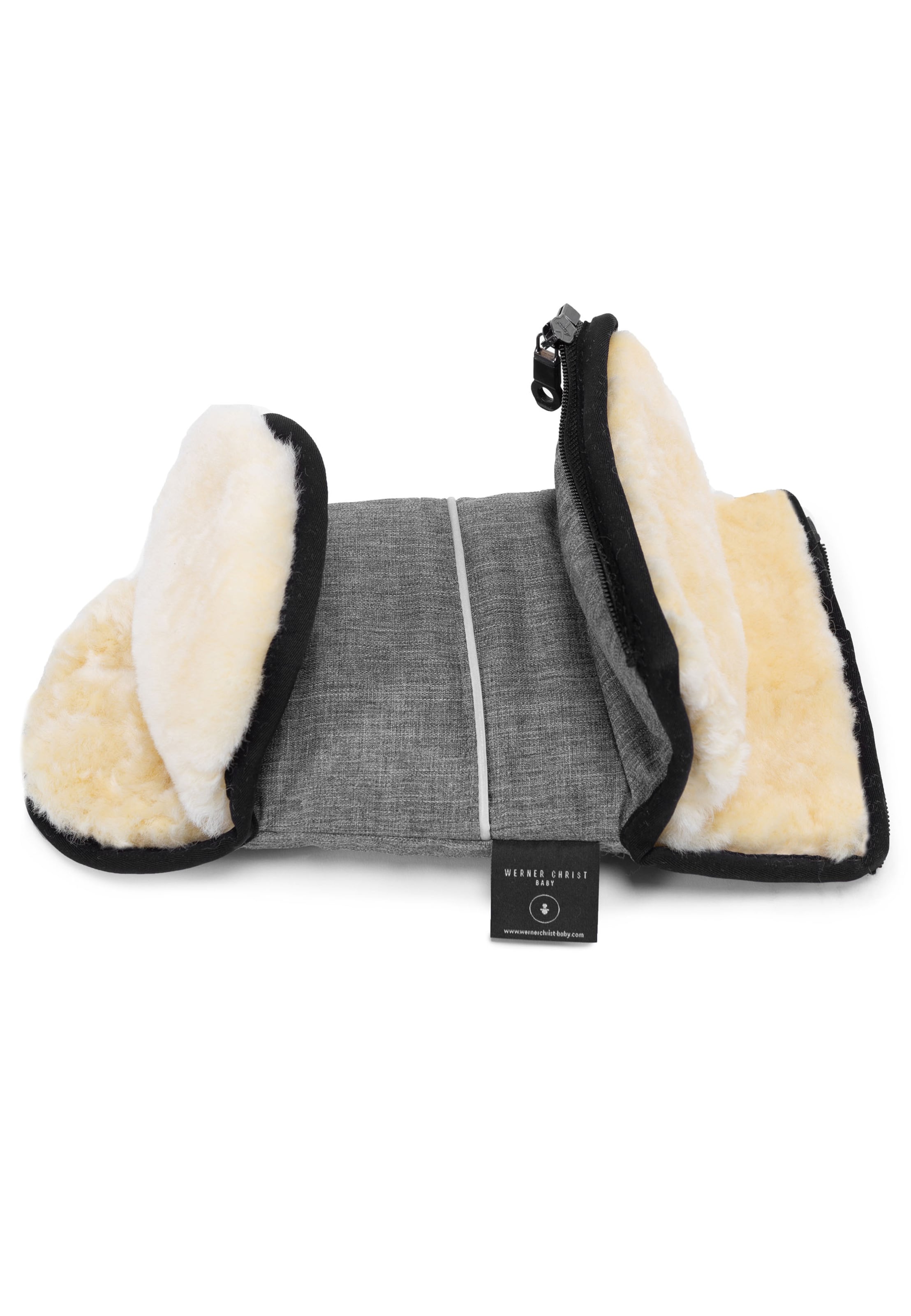 Werner Christ Baby Handwärmer 'GLOVY' in Grau