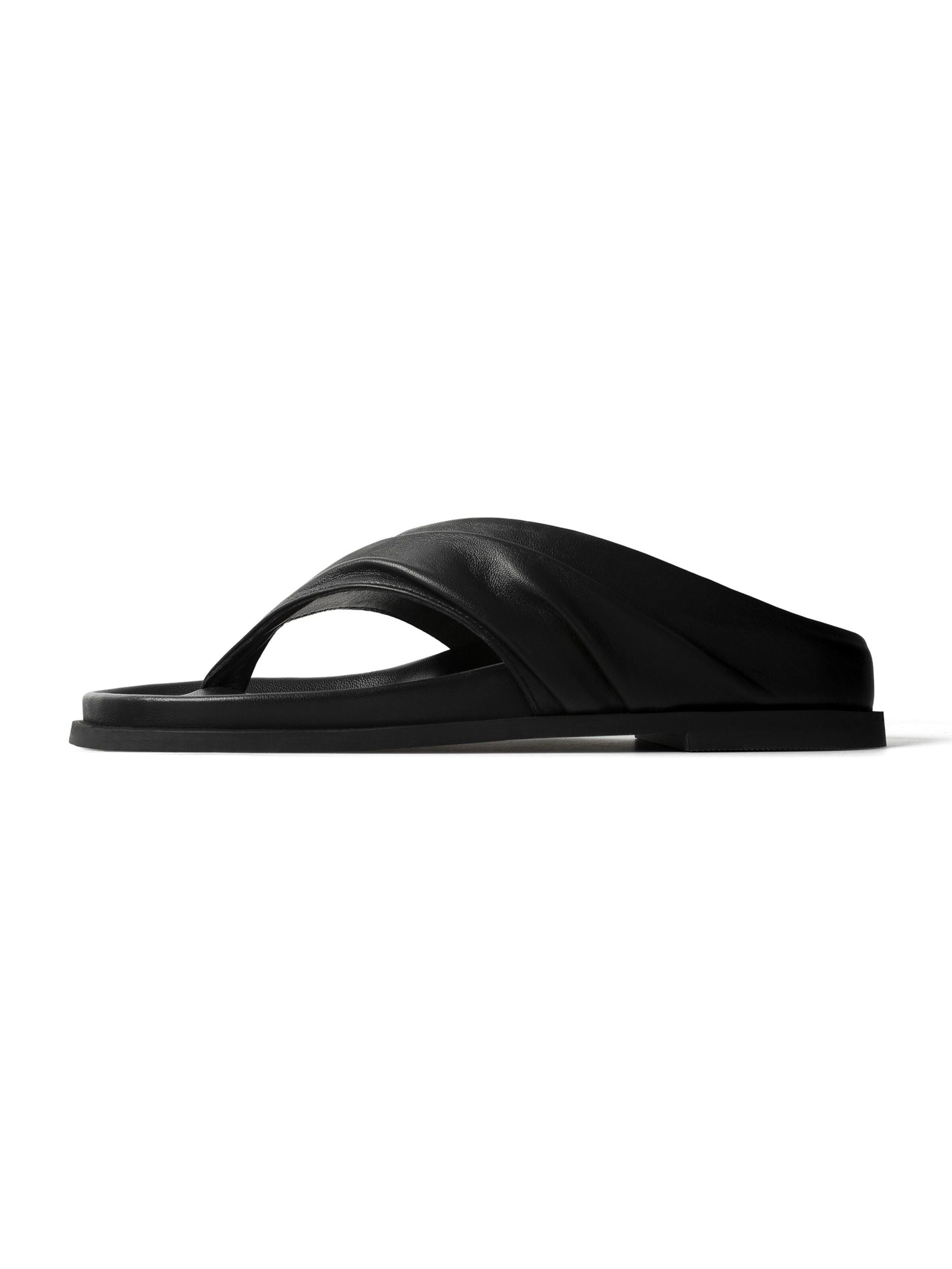 L37 HANDMADE SHOESJapanke 'WHERE THE LIGHT BEGINS' - crna boja: prednji dio
