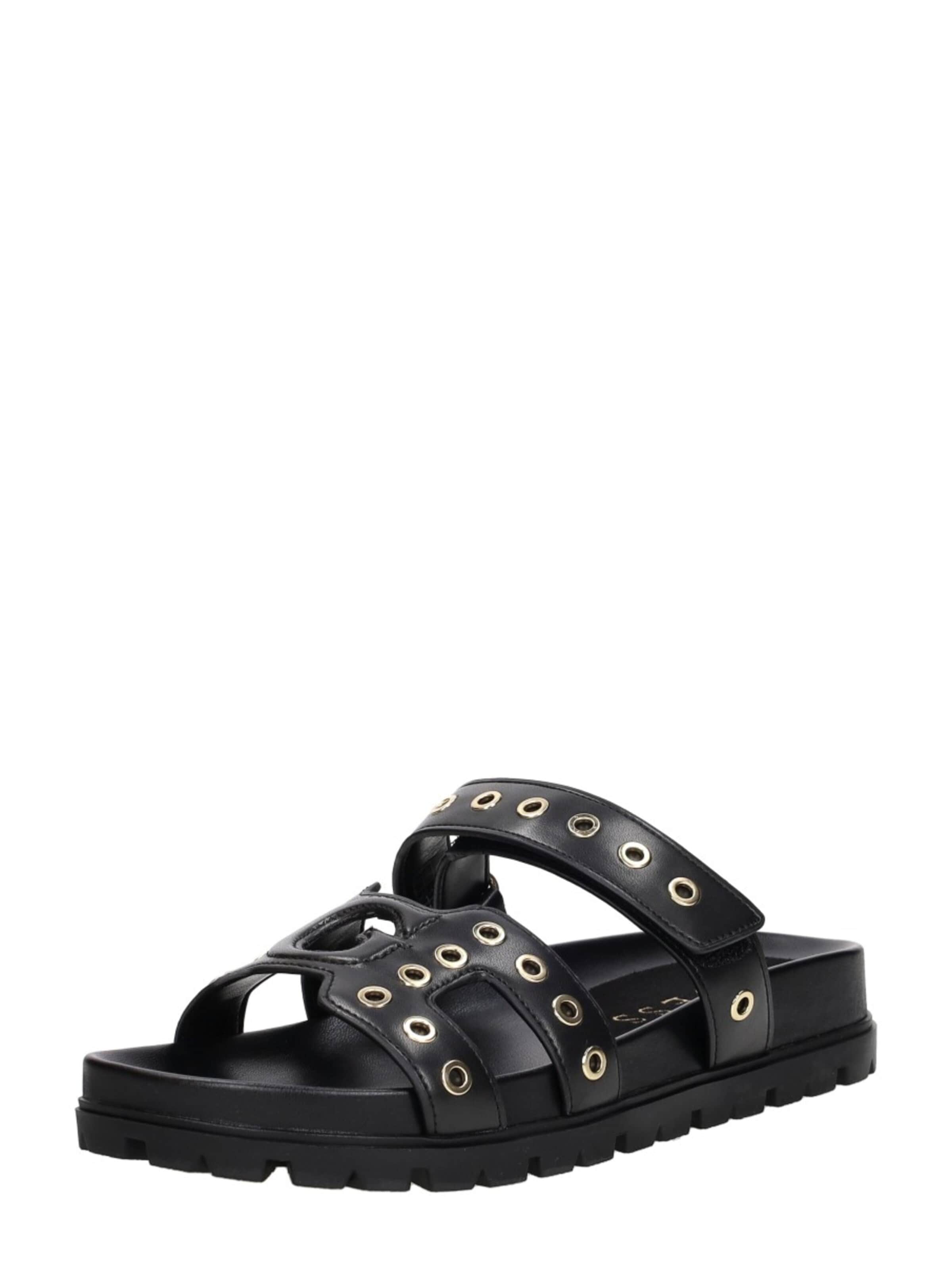 GUESS Muiltjes 'Fashie' in Zwart