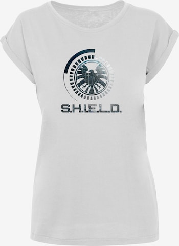 F4NT4STIC Shirt 'Avengers Shield Circuits' in White: front