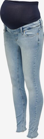 Skinny Jeans di Only Maternity in blu: frontale