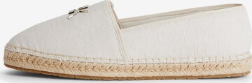 Calvin Klein Espadrilles in Beige: front