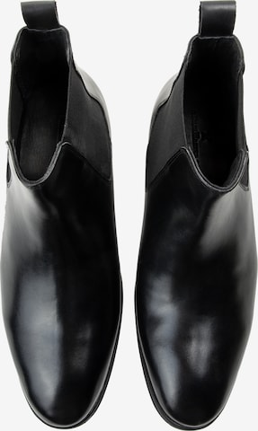 DreiMaster Klassik Chelsea Boots 'Ledkin' in Schwarz