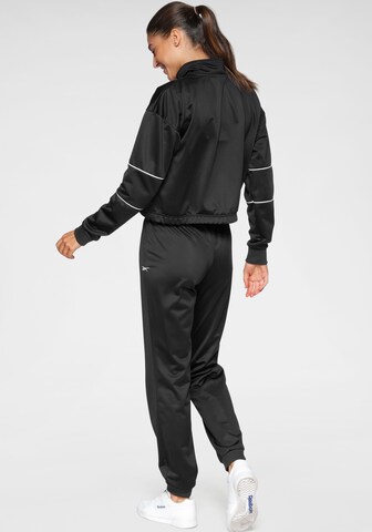 Reebok Trainingsanzug in Schwarz