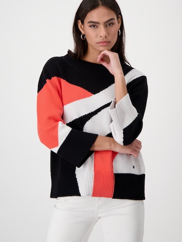 Pull-over monari en noir : devant