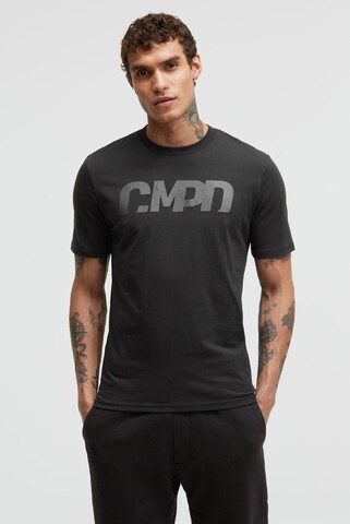 CMPD T-Shirt in Schwarz: Vorderseite