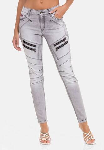 CIPO & BAXX Skinny Jeans in Grey