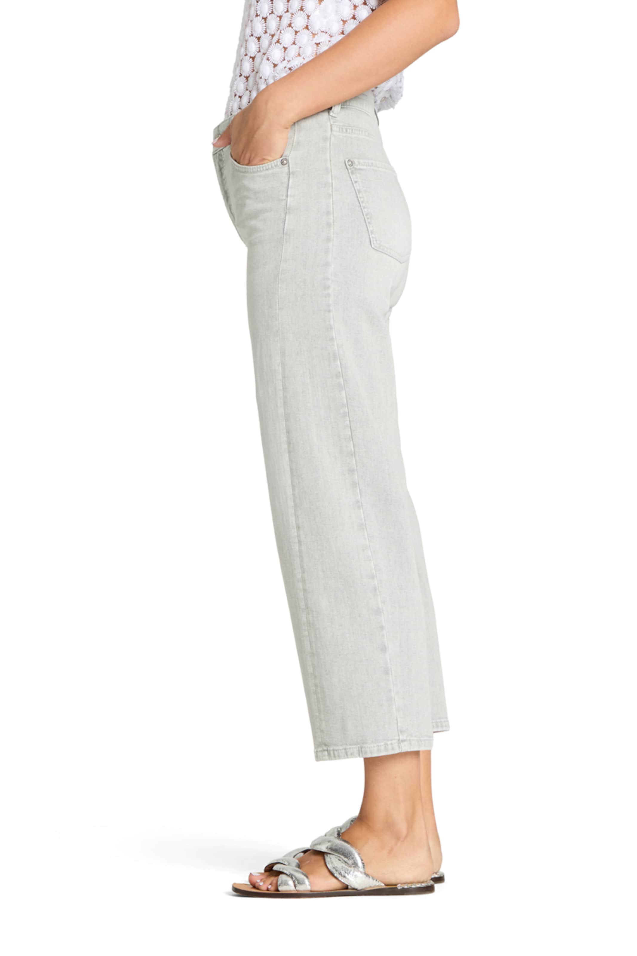Cambio Wide Leg Jeans ' Oria ' in Grau