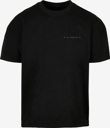 2Y Studios Shirt 'Money Never Lies' in Zwart: voorkant