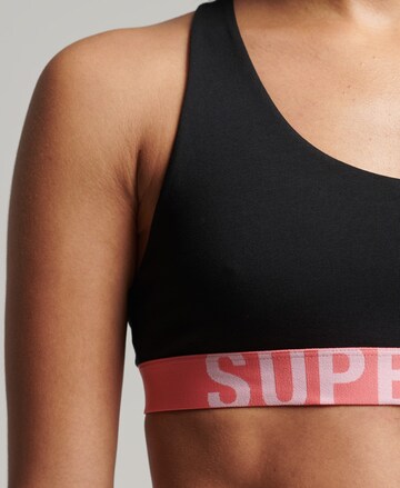 Bustier Soutien-gorge de sport Superdry en noir