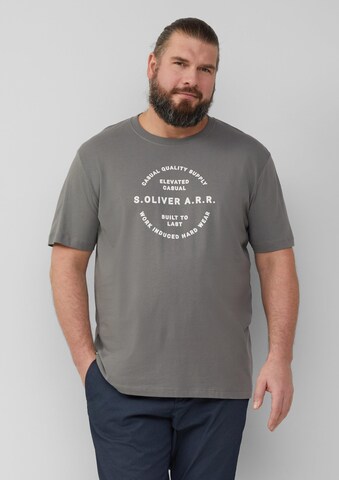 s.Oliver Shirt in Grijs: voorkant