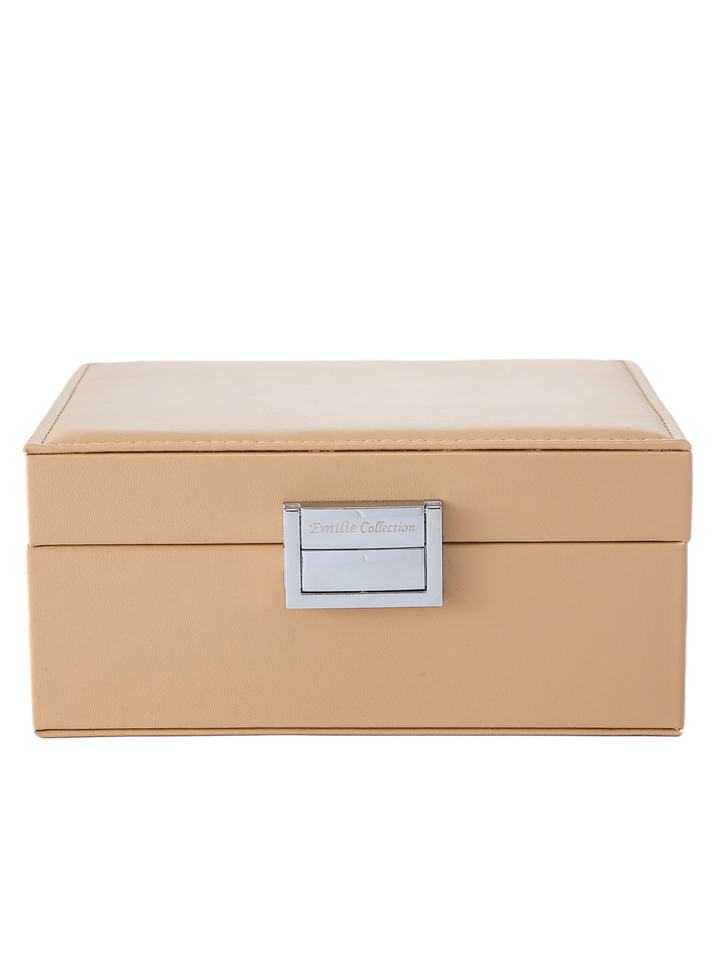 Portagioie 'Jewelry box' di Emilie collection in beige