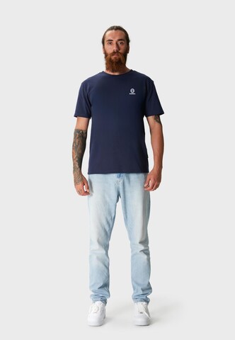 Oldskull T-Shirt 'Asian Flavour Club Umami Graphic' in Blau