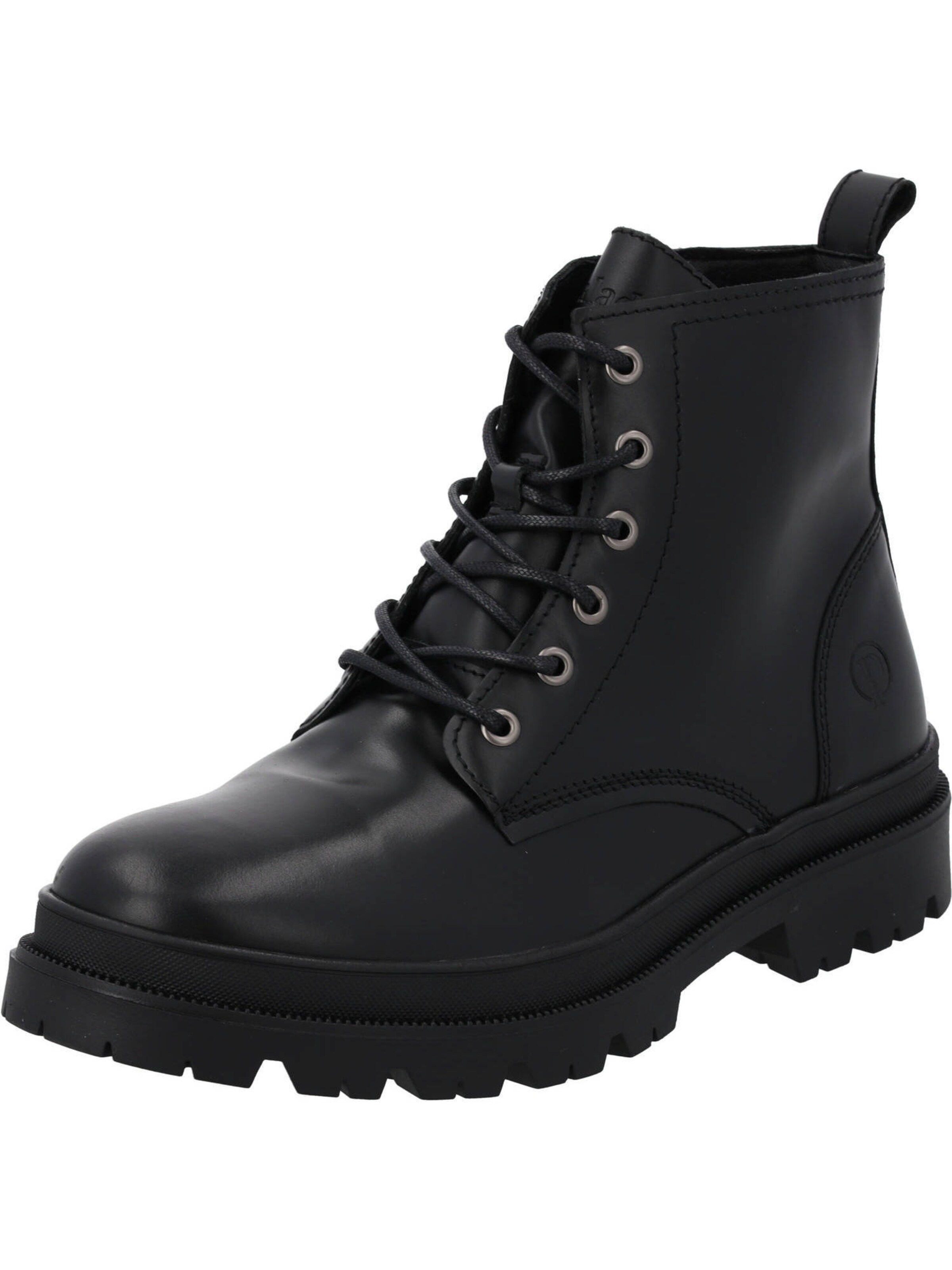 Palado Μπότες με κορδόνια σε μαύρο: μπροστά