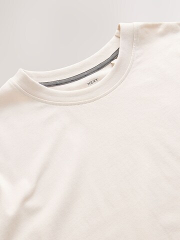 T-Shirt 'Training Division' Next en beige