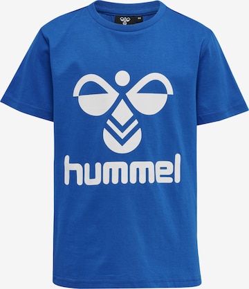 Hummel Shirt 'Tres' in Blauw: voorkant