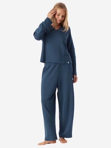 Chemise de nuit ' Mix Relax ' SCHIESSER en bleu